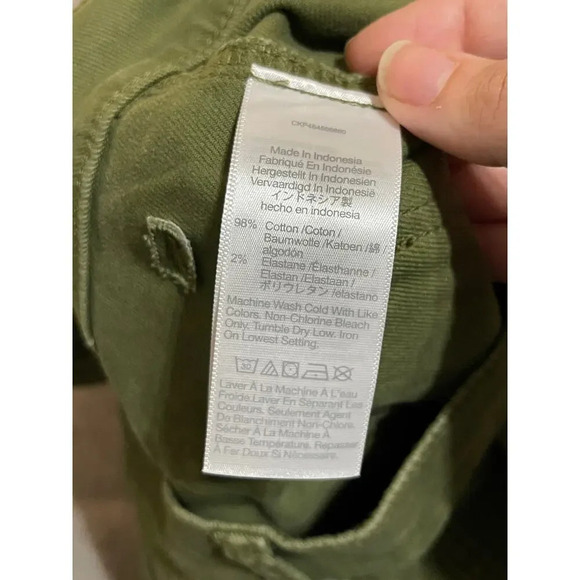 NWT Madewell Size 25 The Perfect Vintage Fatigue
Short Green Desert Olive 3.5” - Picture 11 of 11
